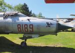 8189 - Mikoyan i Gurevich MiG-21MF-75 FISHBED-J at the Air Park Zruč-Senec - by Ingo Warnecke