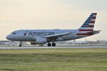 N760US @ KORD - A319 American Airlines Airbus A319-112 N760US dearting 22L ORD - by Mark Kalfas