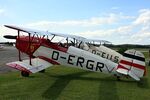 D-ERGR @ LOLW - Jungmann D-ERGR together with its stable-mate Jungmeister D-EIIS outside its hangar at Wels, Austria - by Reinhard Jost