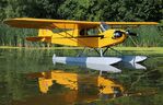 N33023 @ 96WI - 1940-build Cub at Lake Winnebago during AirVenture 2018 - by Reinhard Jost