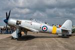 VZ345 @ EGVI - VZ345 1950 Hawker Sea Fury T20S A&AEE IAT
 - by PhilR