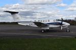 G-FLYK @ EGLK - Beech B200 King Air at Blackbushe. - by moxy