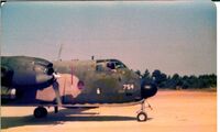 63-9754 - Air Force Reserve bird either 700th TAS or 357 TAS.  Timeframe is late 70s or Very Early 80s.  Arriving to pick up Army Paratroopers for a Jump. - by Unknown
