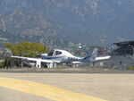 N193CA @ POC - Preflight area for runway 26L - by Helicopterfriend