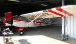 OE-ABX @ LOLW - Super Cub under maintenance at the private part of Wels Aerodrome, Austria - by Reinhard Jost