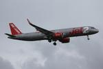 G-SUNR @ LMML - Airbus A321-251NX reg G-SUNR of Jet2Com on approach for RW31 in Malta. - by raymond