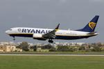 EI-ILP @ LMML - Ryanair Boeing 737-8 MAX reg EI-ILP on final approach RW31 Malta. - by raymond