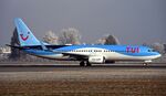 G-TUKT @ LOWS - TUI B737-8JP on a frosty winter day at Salzburg, Austria