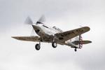 41-13357 @ EGSU - 41-13357 (G-CCIO, N80FR) 1941 Curtis P-40C Warhawk USAAC Duxford - by PhilR