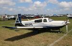 N892PS @ KLAL - Mooney M-20TN in typical Sun'n'Fun setting at Lakealand, FL