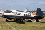 N31DM @ KLAL - 1977-build Mooney still active at Lakeland, FL during Sun'n'Fun 2025