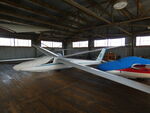 N7654 @ 4NY8 - Inside the hangar