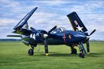 G-RUMT @ EGSU - 80425 (G-RUMT) Grumman F7F-3P Tigercat USMC Duxford 
