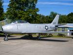 53-1525 @ EGSU - 48-0242 1948 NA F-86A-5NA Sabre USAF Duxford 
 - by PhilR