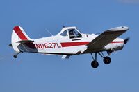 N8627L @ 6A2 - Pulling banner just after take-off from Griffing Spalding Airport (6A2) - by Keith Armes