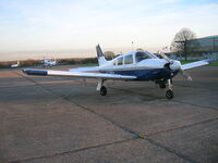 G-CBEE - EchoEcho at Biggin in November 2007 - by John Love