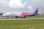HA-LVT @ LMML - Airbus A321-271NX reg HA-LVT of Wizzair taxiing out for departure from Malta. - by raymond