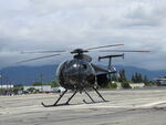 N805MD @ CCB - Parked on helipad - by Helicopterfriend