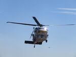 N822LA @ POC - Inbound ahead of a Cessna - by Helicopterfriend