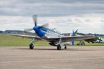 44-14570 @ EGSU - 44-14570 former 414237 1944 NA P-51D Mustang 'Moonbeam McSwine' USAAF Duxford  - by PhilR