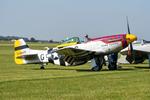 44-74425 @ EGSU - 44-74425 (9591 RCAF, N6522D, N11T, PH-PSI) 1945 NA P51D Mustang 'Damn Yankee' USAAF Duxford 1