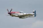 VH-MFT @ EGSU - '415152' (A68-769, VH-MFT, G-JERK) 1948 Commonwealth Aircraft Corp CA-18 CA-18 Mk 21 (MUSTANG P-51D) 'Jersey Jerk' D Day Display Duxford