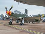 N167F @ EGSU - 414450 (44-73877, 9279 RCAF, N167F) 1944 NA P-51D Mustang 'Old Crow' USAAF RIAT 