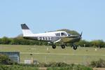 G-AXSZ @ EGHJ - G-AXSZ 1969 Piper PA-28-140 Cherokee Sandown IoW 25.04.26.JPG
 - by PhilR