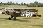 G-BECN @ EGTH - 44-80480 (G-BECN) 1944 Piper J3-65 Cub USAAF Military Day Old Warden 