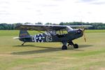 G-BKHG @ EGTH - '479766' (G-BKHG) 1944 Piper J3C-65 Cub (L-4H Grasshopper) Military Day Old Warden 