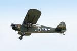 G-BOXJ @ EGSU - 479897 (G-BOXJ) 1944 Piper J-3C-65 Cub ( L-4 Grasshopper) D Day Display Duxford 

