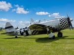 G-THUN @ EGSU - 42-26671'(45-49192, G-THUN) 1945 Republic P-47D Thunderbolt 'No Guts No Glory' USAAF Duxford
 - by PhilR