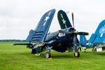 97264 @ EGSU - 97264 (F-AZVJ) 1945 Vought F4U-4 Corsair USN Duxford 