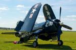 97264 @ EGSU - 97264 (F-AZVJ) Vought F4U-4 Corsair USN Duxford 
