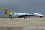 VQ-TPS @ TBPB - Embraer ERJ-145LR VQ-TPS (ex-N40FX / UR-DNU / I-EXMM) getting attention at Grantley International, Barbados - by Reinhard Jost