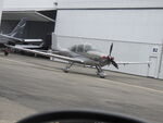 N675CH @ POC - Parked outside hanger - by Helicopterfriend