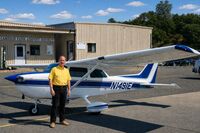 N1491E @ O61 - Pilot Keith with Cessna N1491E at O61 Cameron Park Airport - by Kevin Conley