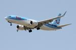 G-TUPE @ LMML - Boeing 737- MAX 8 reg G-TUPE of TUIFly approaching RW13 Malta. - by raymond
