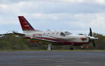 N777XA @ EGTF - Socata TBM-850 at Fairoaks - by moxy