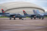 E101 @ EGVA - E10 314-UL & E101 314-TT Dassault Dornier Alpha Jets AdL RIAT 
 - by PhilR