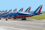 E37 @ EGUN - E37 '1' Dassault Dornier Alpha Jet Patrouille de France AdeL Mildenhall 
 - by PhilR