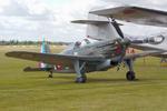 HB-RCF @ EGSU - 'N458' (HB-RCF) 1942 Morane Saulnier MS406 C1 'Bretagne' AdL Flying Legends Duxford  - by PhilR
