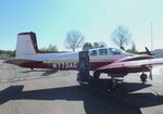N773AG @ EDNY - Beech H50 Twin Bonanza at the AERO 2026, Friedrichshafen