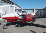 N773AG @ EDNY - Beech H50 Twin Bonanza at the AERO 2026, Friedrichshafen