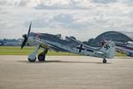 G-FWAB @ EGSU - 980554 Focke Wulf FW-190 Luftwaffe Duxford 
 - by PhilR