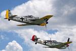 990013 @ EGSU - 990013 Focke Wulf FW-190 and HA1112 M1LBouchon C4K-102 Duxford 
 - by PhilR