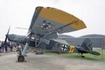 EI-AUY @ EGSU - CF+HF (EI-AUY) Morane-Saulnier MS-500 Criquet (Fiesler Fi-156 Storch) Luftwaffe 
 - by PhilR