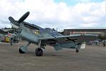 D-FMVS @ EGSU - D-FMVS Hispano Aviación HA-1112-M1L Buchon Luftwaffe Duxford  - by PhilR