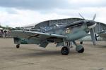 D-FMVS @ EGSU - D-FMVS Hispano Aviación HA-1112-M1L Buchon Luftwaffe Duxford - by PhilR