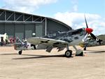 G-BWUE @ EGSU - G-BWUE (G-AWHK, C4K-102) 1949 HA1112 M1L Bouchon Flying Legends Duxford  - by PhilR
